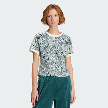 T-shirt 'Adidas Originals X Liberty London' ADIDAS ORIGINALS en blanc : devant