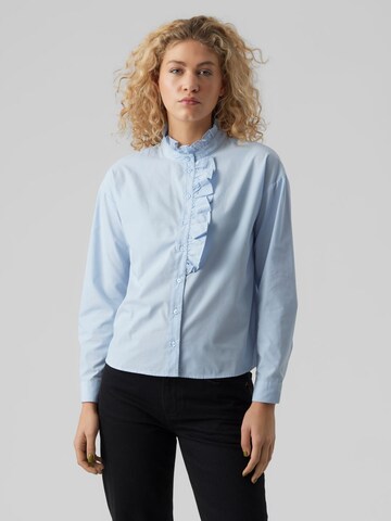Chemisier VERO MODA en bleu : devant