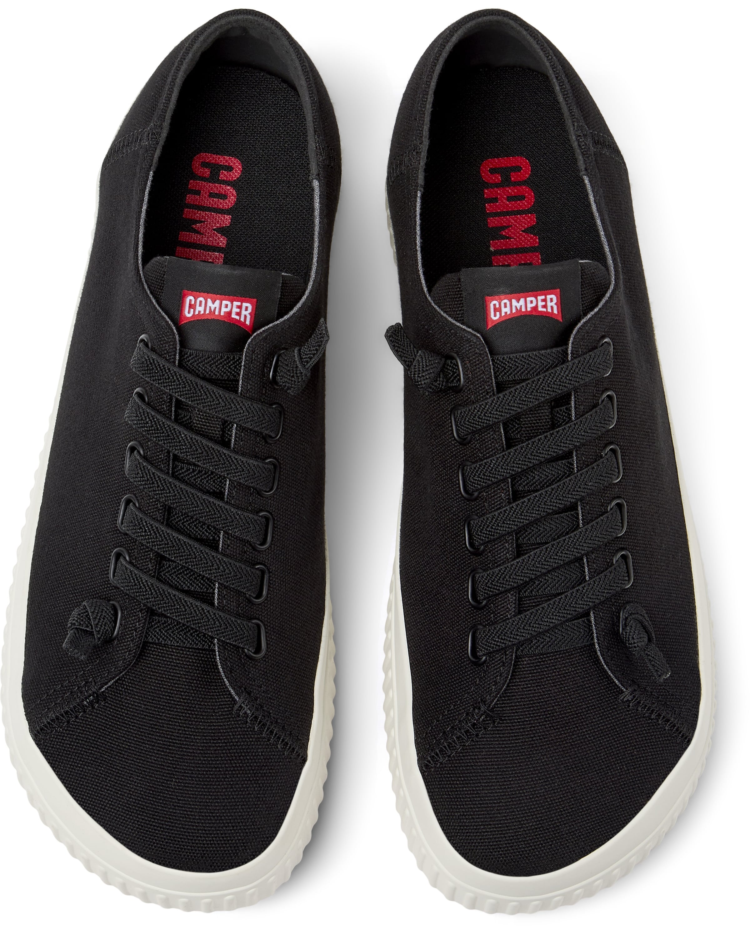 Baskets basses 'Peu Roda' CAMPER en noir