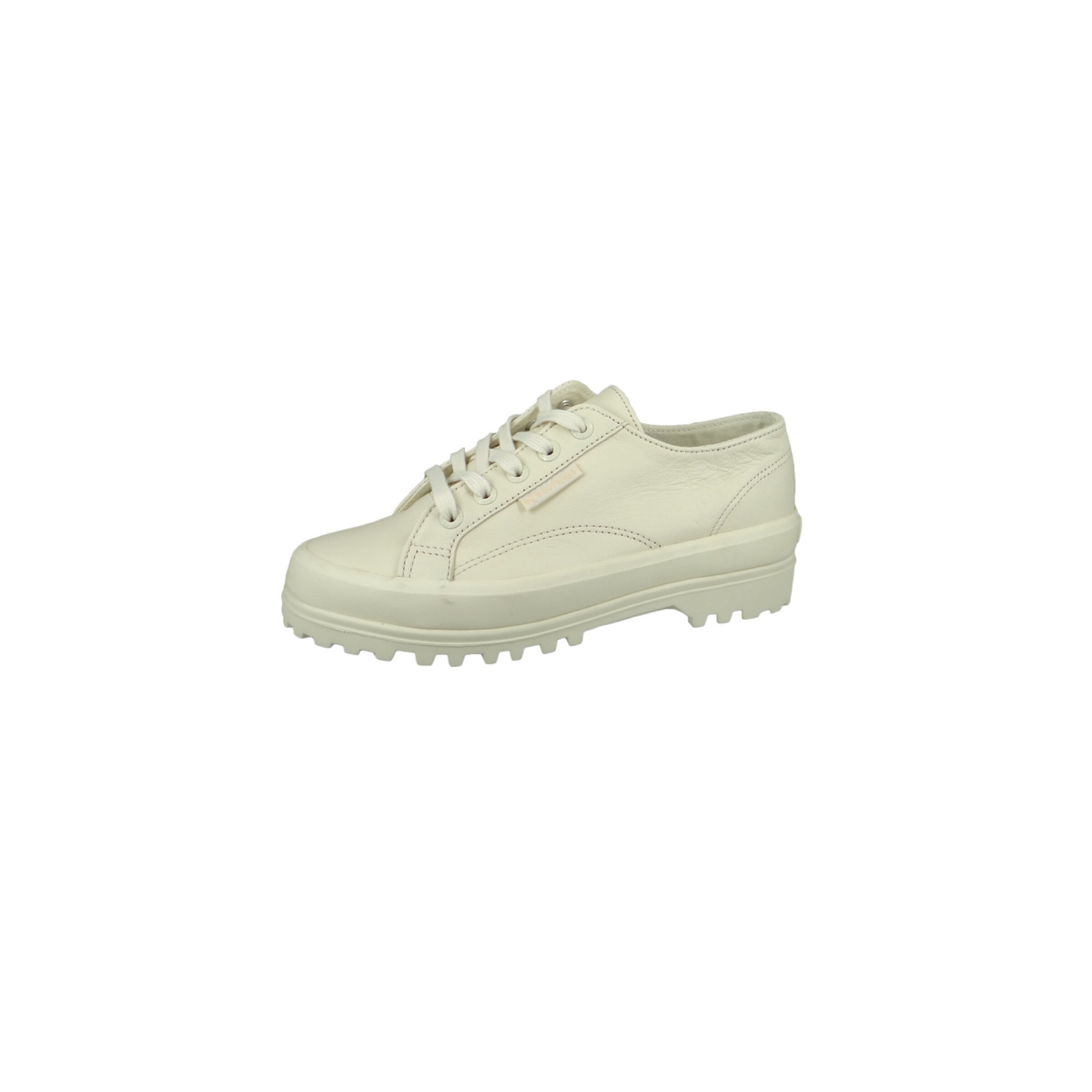 Chaussure à lacets SUPERGA en blanc : devant