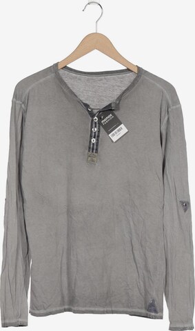 Key Largo Langarmshirt L in Grau: predná strana