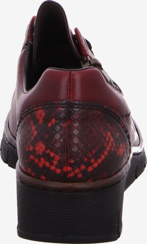 Rieker Athletic Lace-Up Shoes in Red