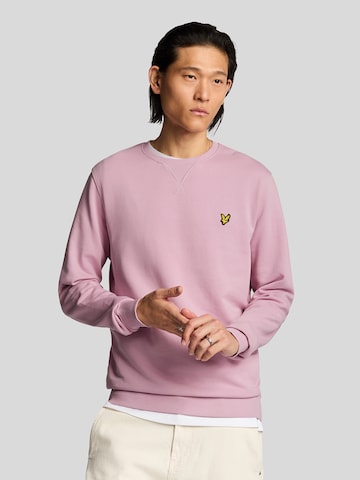 Lyle & Scott Sweatshirt in Roze: voorkant