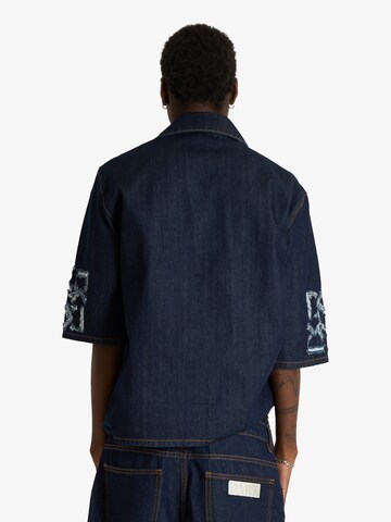 DARK LABEL Regular fit Overhemd in Blauw