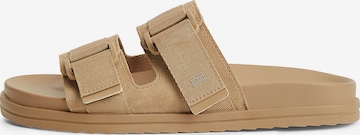 TOMMY HILFIGER Mules in Brown: front