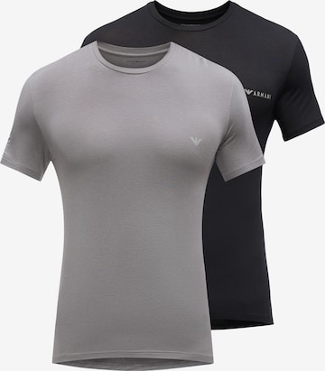 Emporio Armani Футболка в Серый: спереди