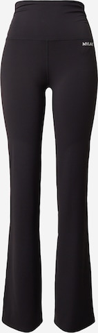 MYLAVIE by Sarah HarrisonBootcut/trapezice Sportske hlače - crna boja: prednji dio
