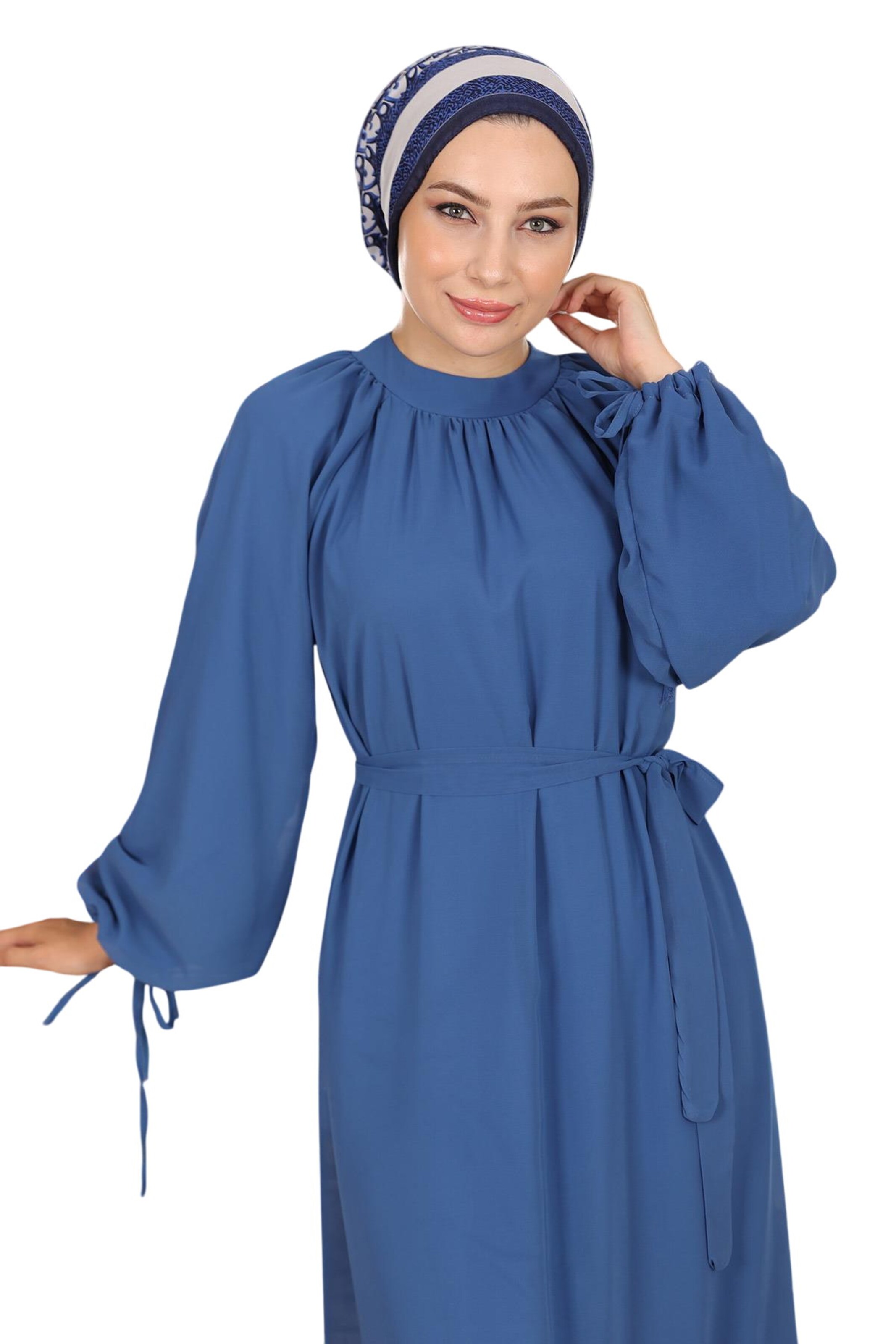 MODAMIHRAM Kleid in Blau