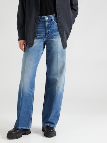 DRYKORN Wide leg Jeans 'MEDLEY' in Blauw: voorkant