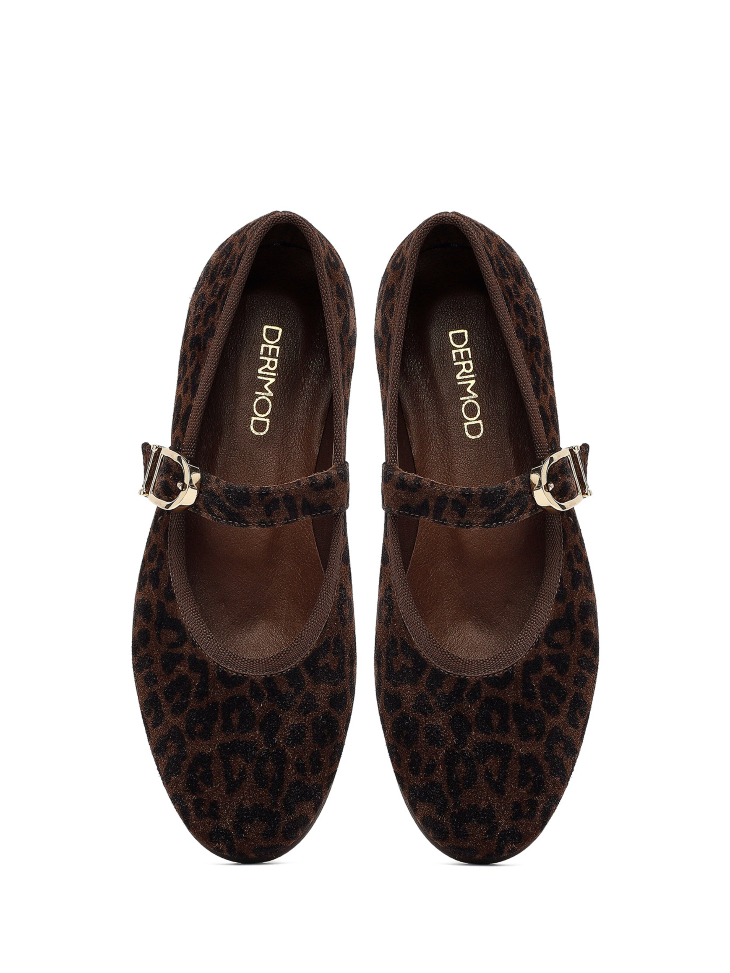 Ballerines à lanières Derimod en marron