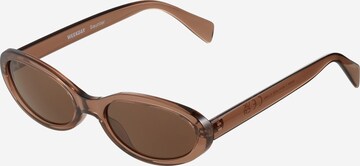 WEEKDAY Sunglasses 'Saunter' in Brown: front