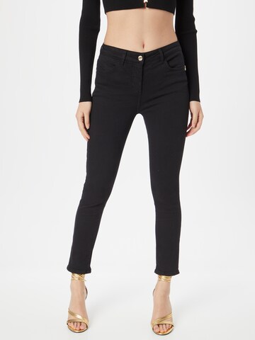 PATRIZIA PEPE Skinny Jeans in Black: front