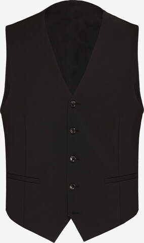 CARL GROSS Gilet in Zwart: voorkant