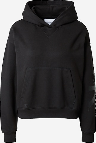 Calvin Klein Jeans Sweatshirt i sort: forside