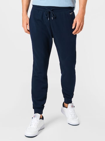 HOLLISTER Tapered Pants in Blue: front