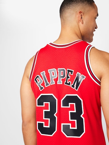 Maglia funzionale 'Scottie Pippen' di Mitchell & Ness in rosso