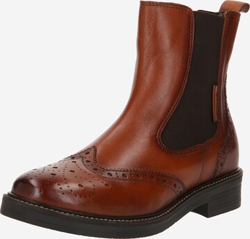 TT. BAGATT Chelsea boots 'Zina' in Bruin: voorkant