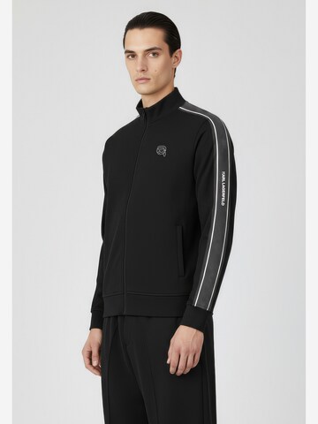 Karl Lagerfeld Sweat jacket '705043' in Black: front
