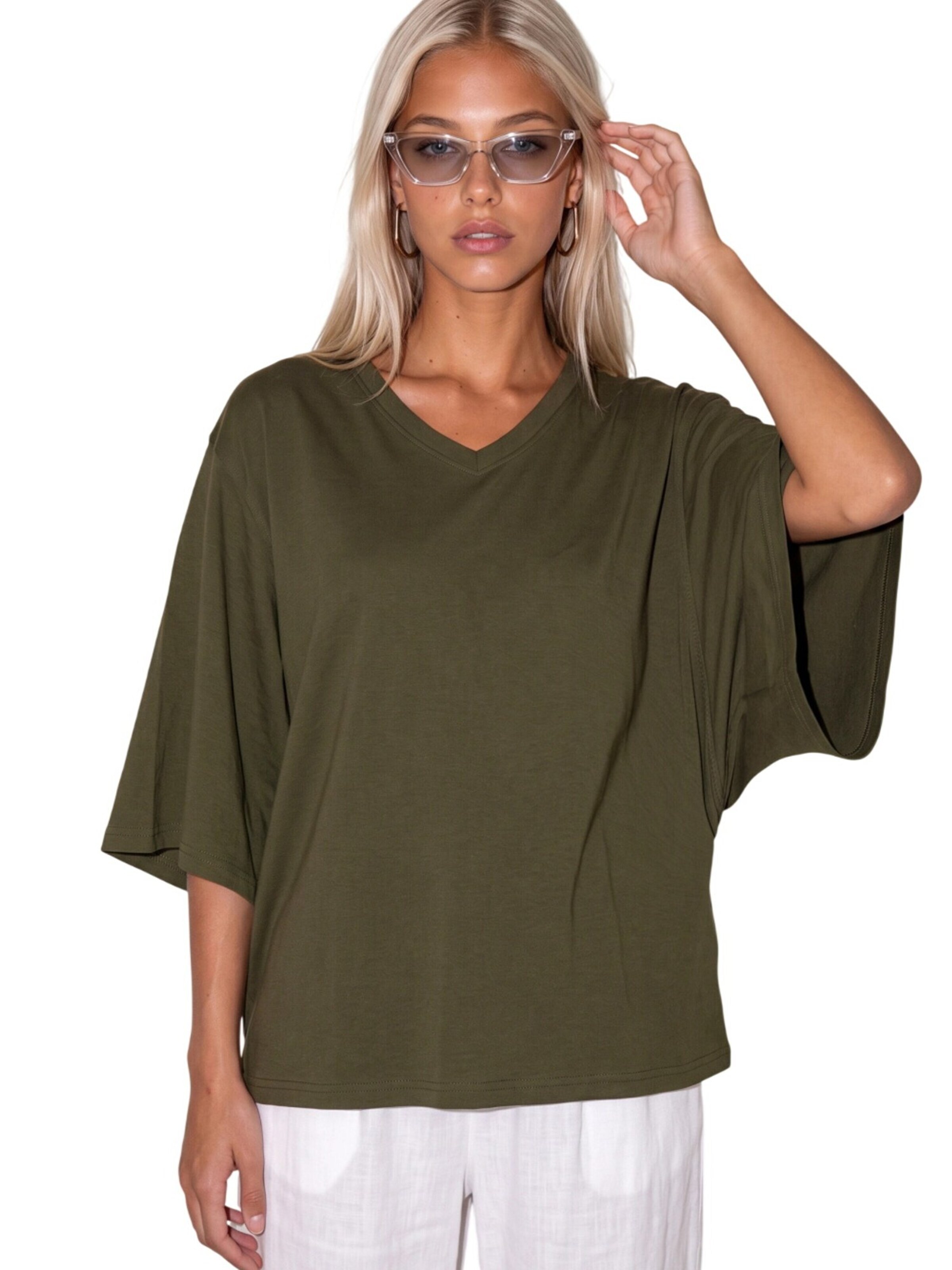 No Matter What Shirt in Groen: voorkant