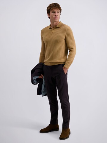 PIERRE CARDIN Slimfit Broek 'Rick' in Zwart