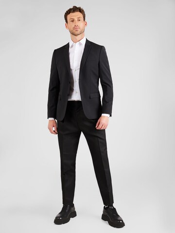 HUGO - Slim Fit Jaqueta de negócios 'Arti' em preto