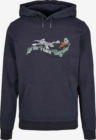 ABSOLUTE CULT Sweatshirt 'Tom And Jerry - Let The Hunt Begin' in Blauw: voorkant