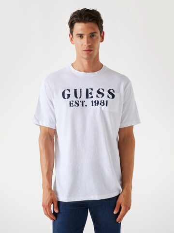 GUESS T-Shirt in Weiß: Vorderseite