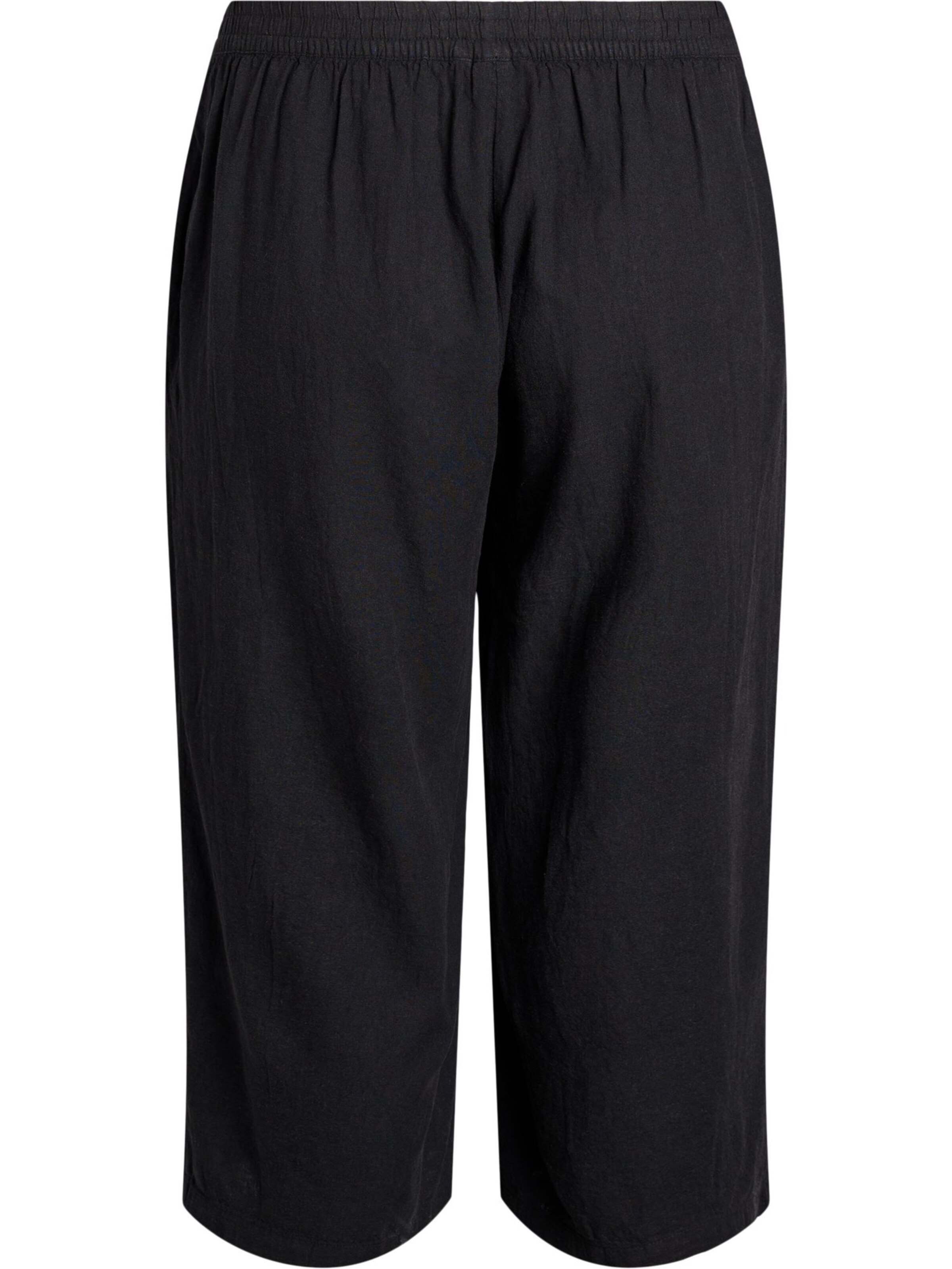 Loosefit Pantaloni 'Vlina' di Zizzi in nero