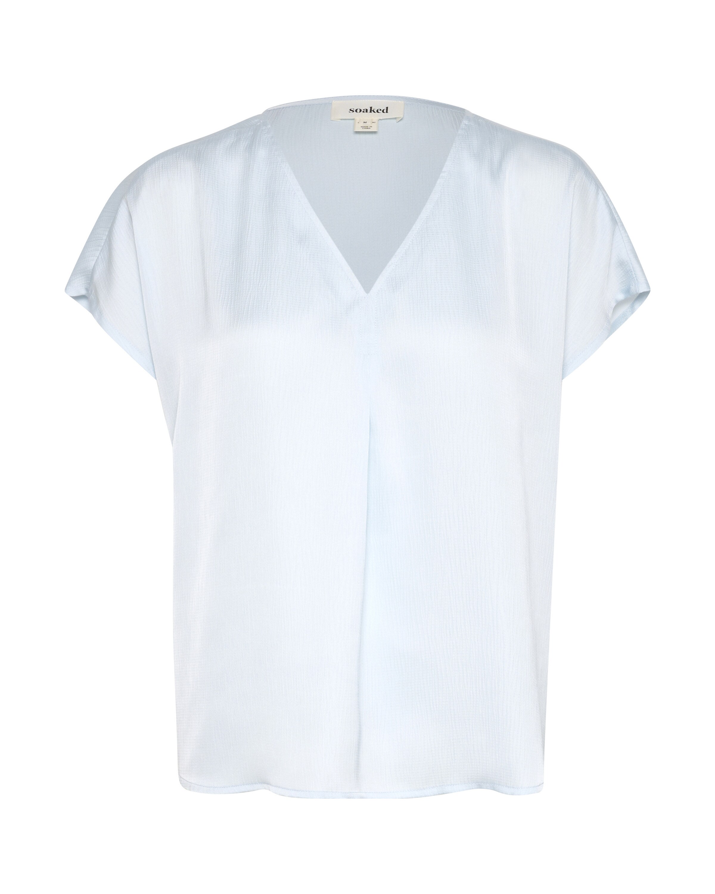 SOAKED IN LUXURY Bluse in Blau: Vorderseite