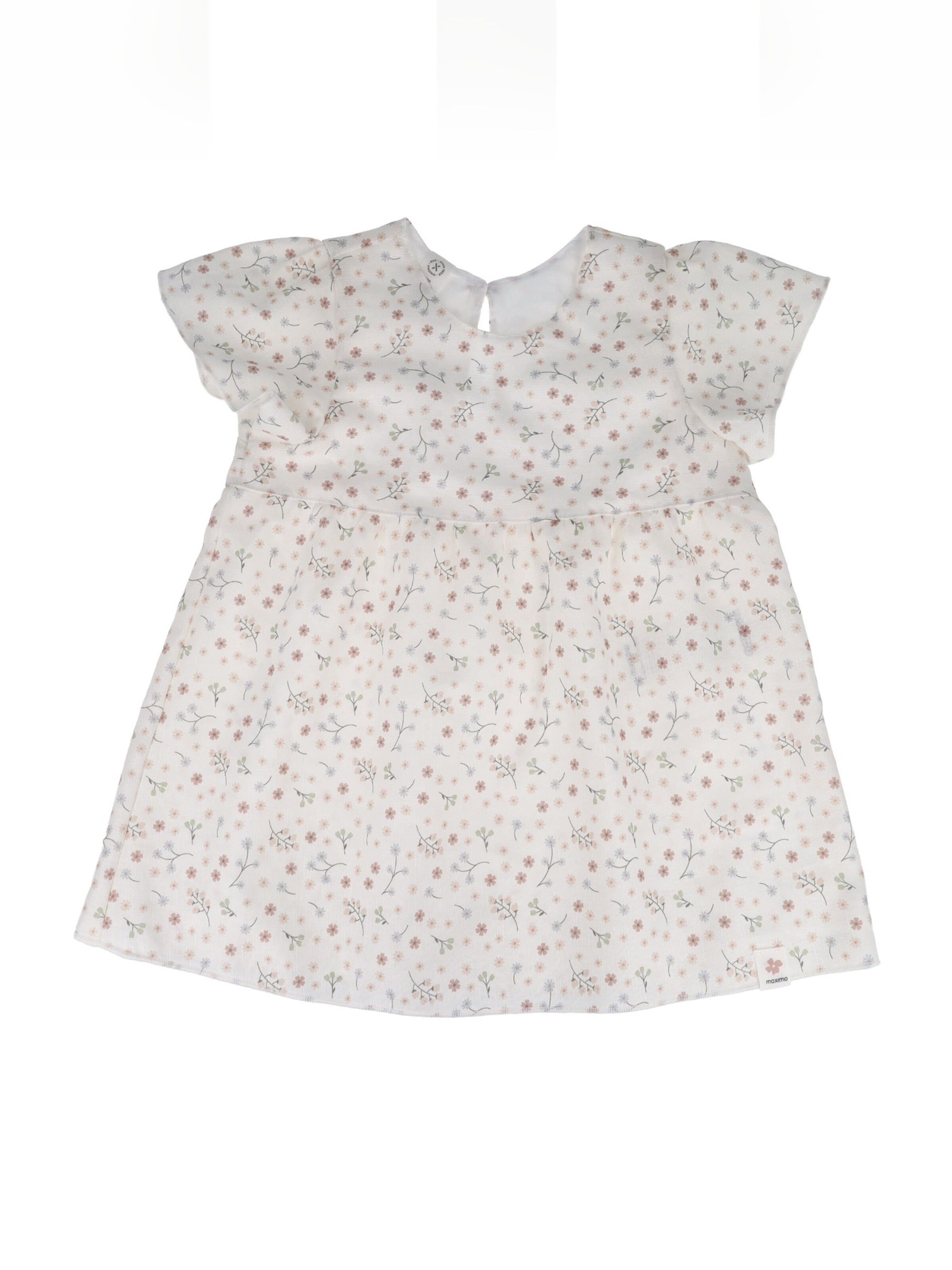 MAXIMO Dress 'GOTS BABY GIRL-Kleid Leinenoptik, kurzer Arm' in 50-56 in Rose, Item view