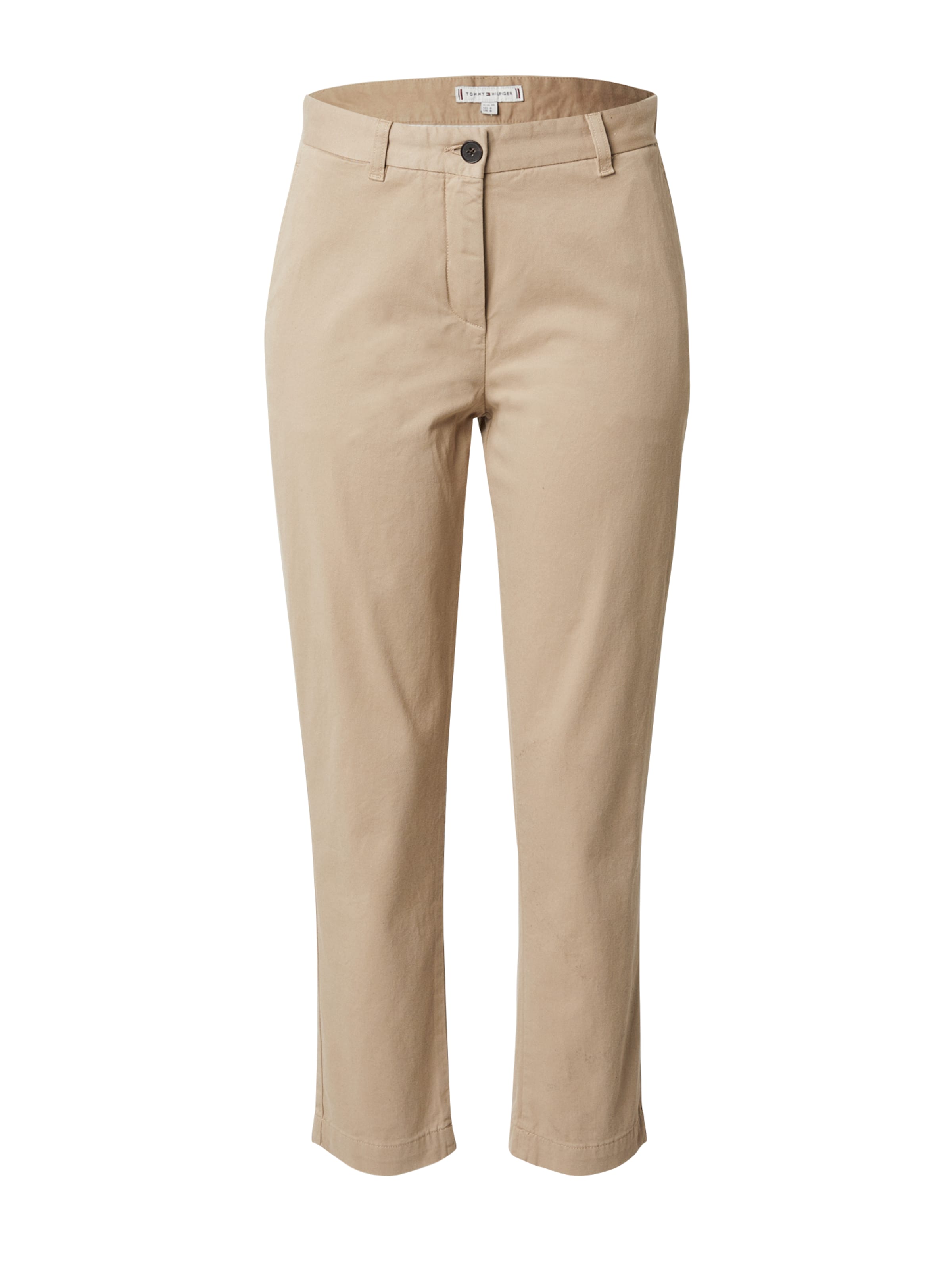 bēšs TOMMY HILFIGER Piegulošs Čino bikses: no priekšpuses