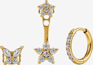 Boucles d'oreilles GOOD.designs en or : devant