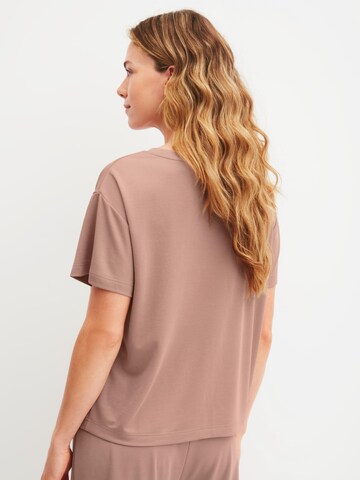 CALIDA Slaapshirt 'Natural Loungewear' in Beige