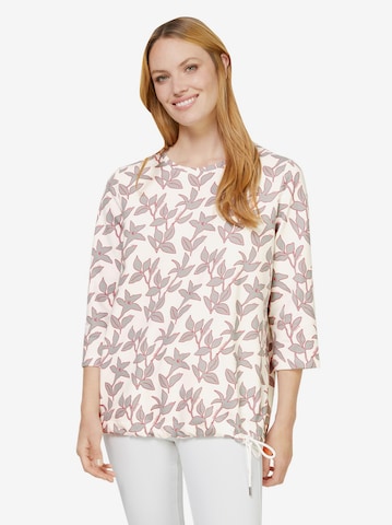 heineSweater majica 'LINEA TESINI' - bijela boja: prednji dio