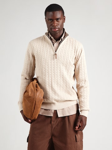 Jack's Sweater in White: front