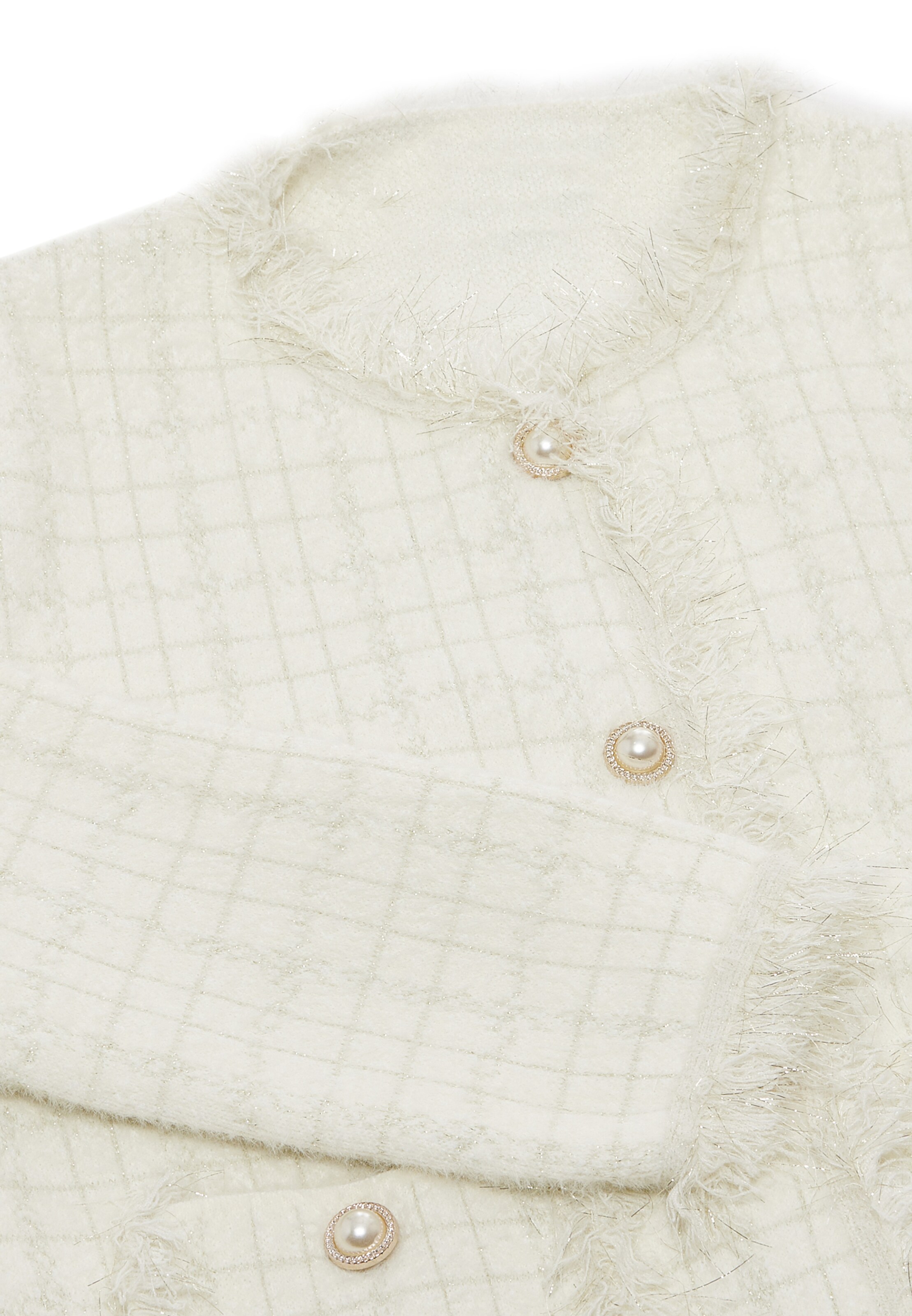 ZITHA Knit cardigan in White