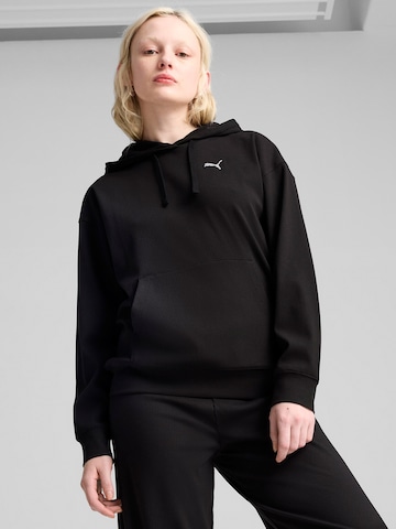 PUMA Sports sweatshirt 'Ess' in Black: front