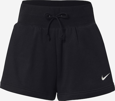 Nike Sportswear Hlače 'Phoenix Fleece' u crna / bijela, Pregled proizvoda