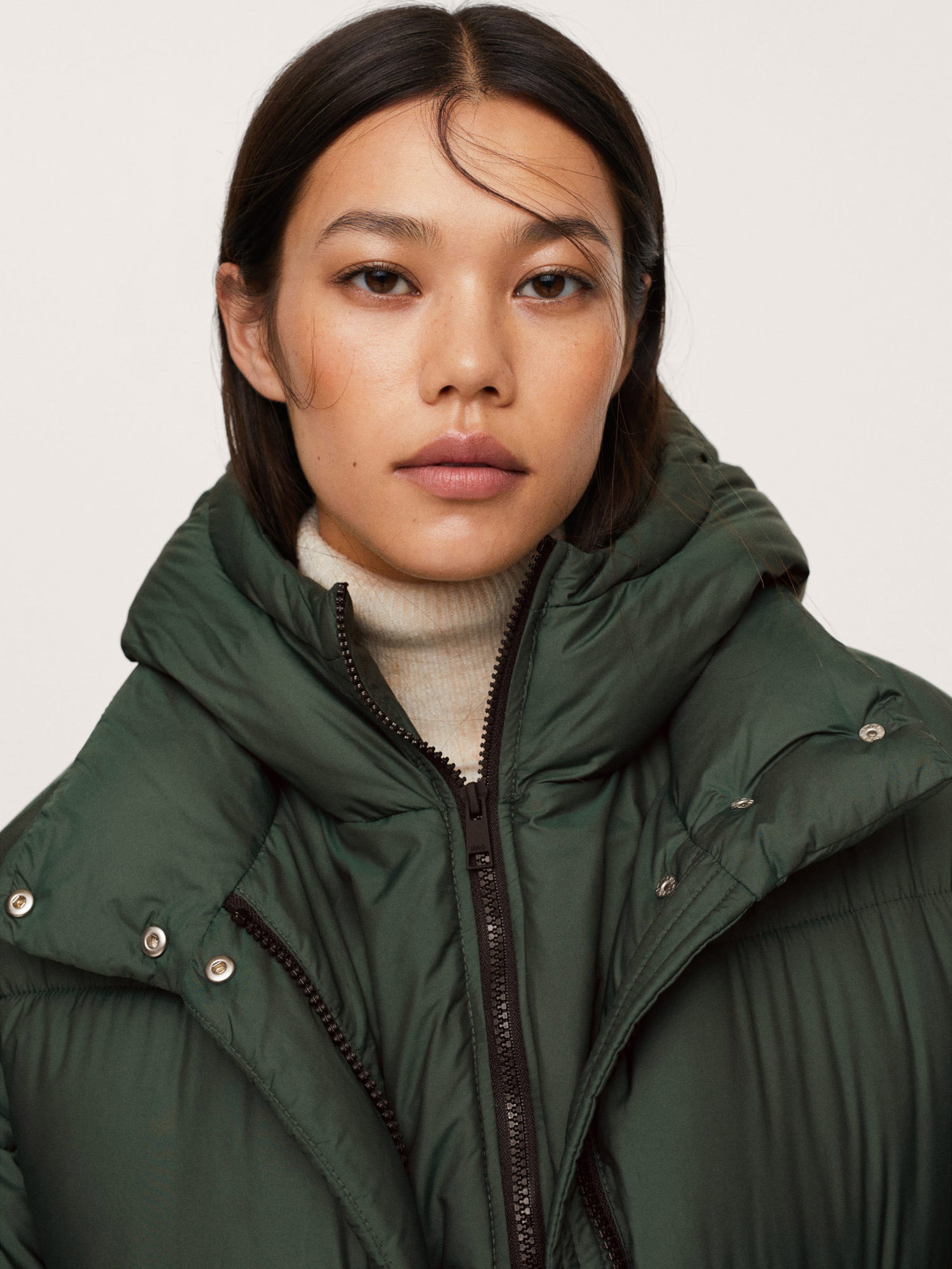 MANGO Between Season Jacket PI in Dark Green ABOUT YOU