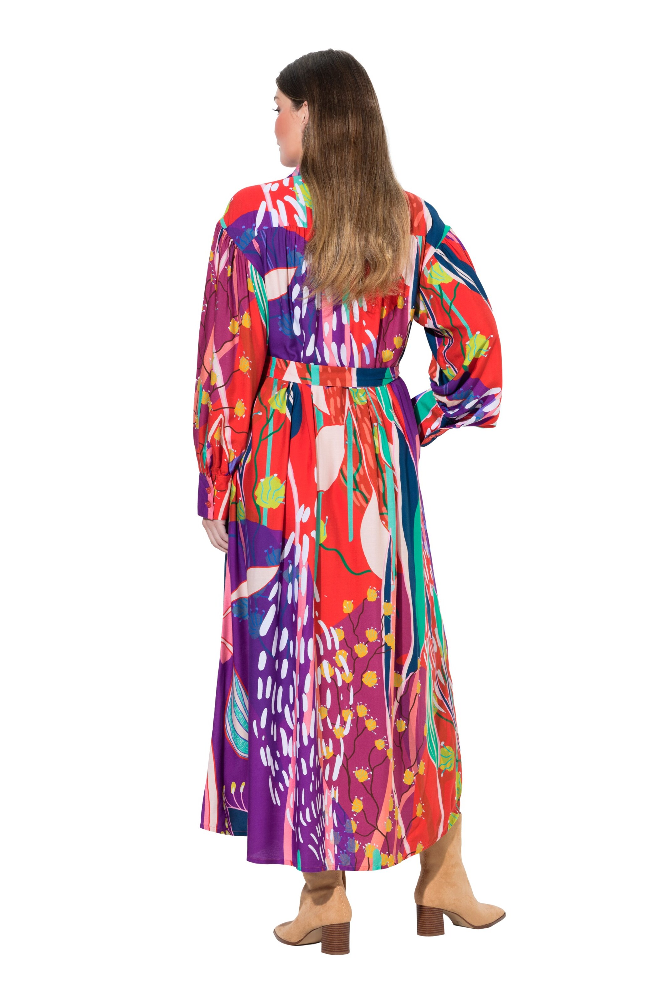 Ulla Popken Jurk in Lila