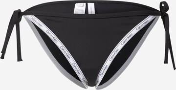 Bas de bikini Calvin Klein Swimwear en noir : devant