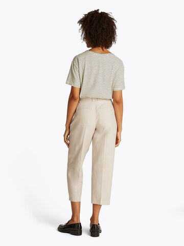 TOMMY HILFIGER - regular Pantalón plisado en beige