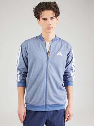 ADIDAS SPORTSWEAR Яке за трениране в синьо: отпред