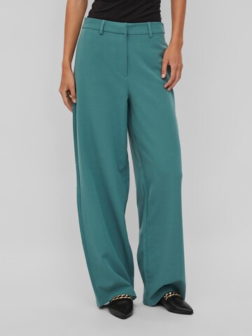 VILA Zvonové kalhoty Chino kalhoty 'Freya' – zelená: přední strana