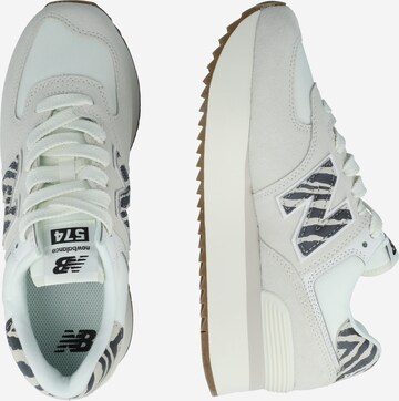 Baskets basses '574' new balance en blanc