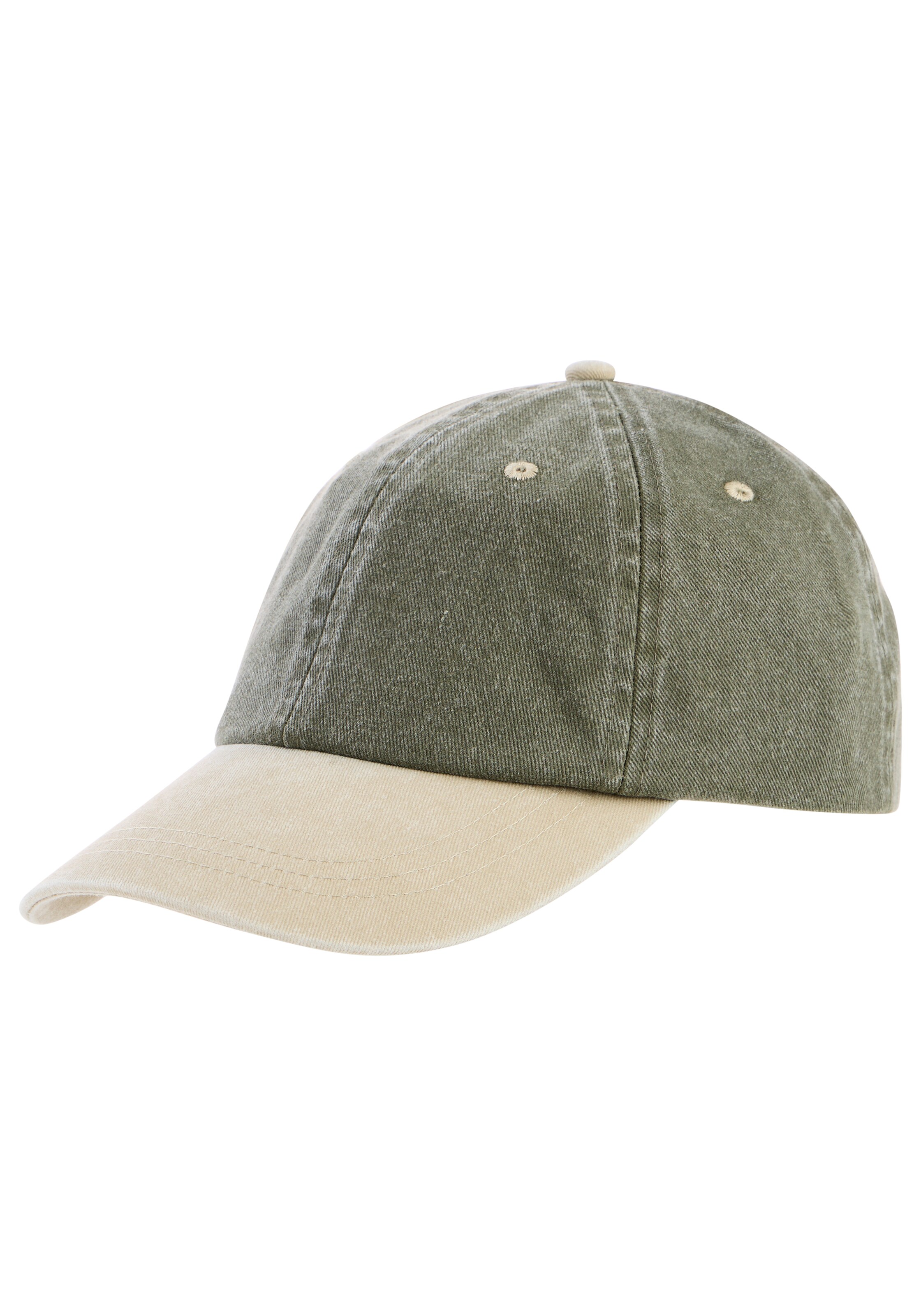 Man's World Cap in Green: front