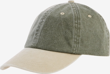 Man's World Cap in Green: front