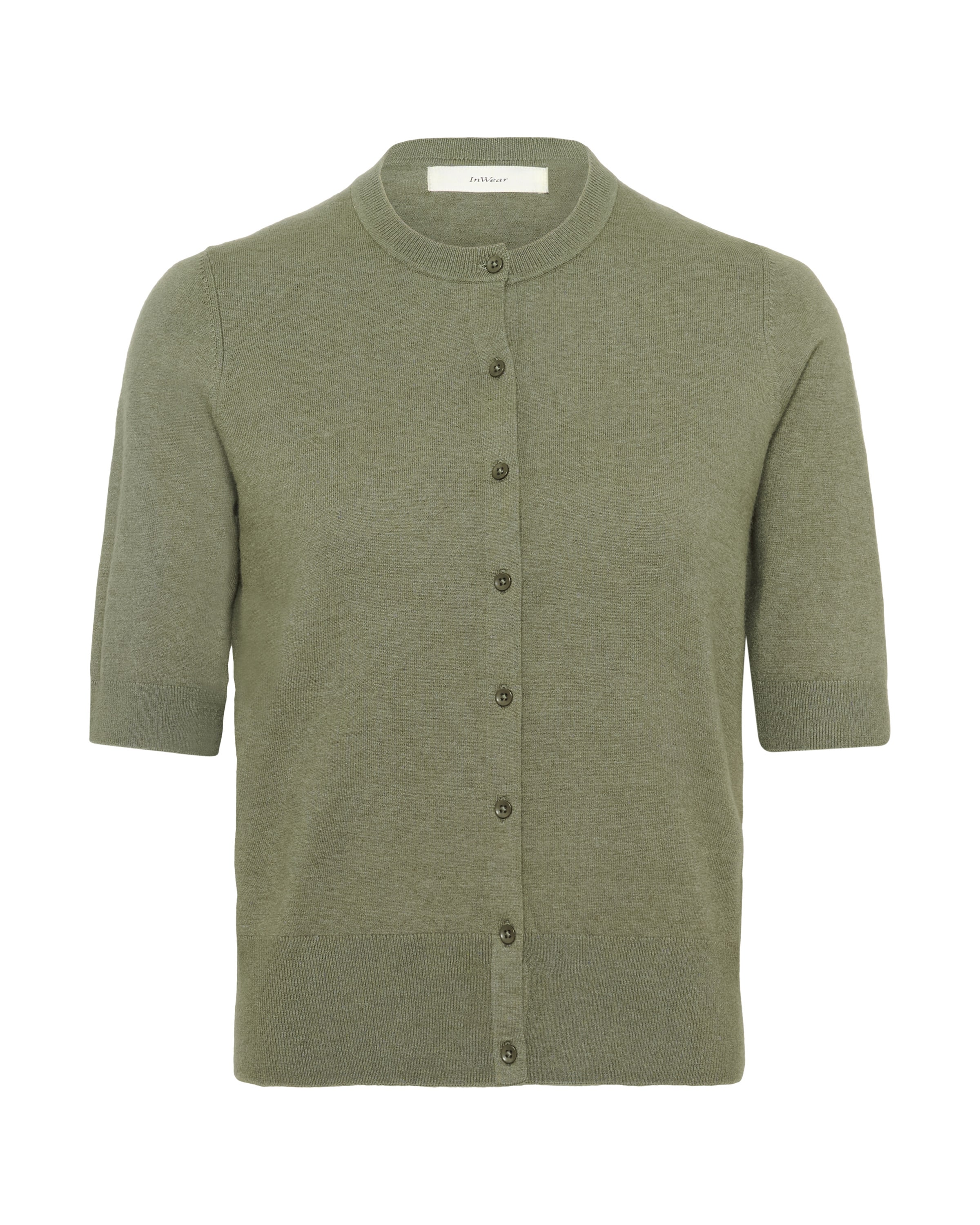 InWear Knit cardigan 'Dessie' in Green: front