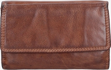 HILL BURRY Wallet in Brown: front