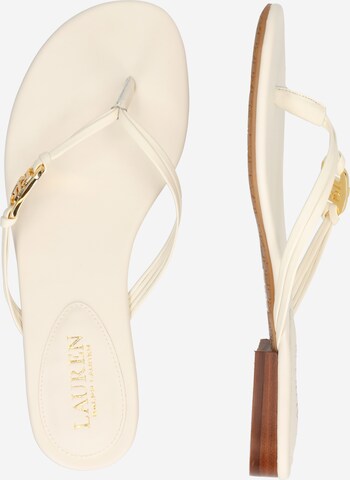 Flip-flops 'EMALIA' de la Lauren Ralph Lauren pe alb